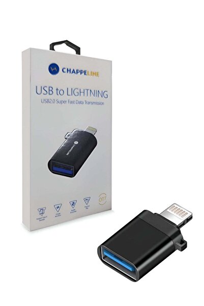 CHAPPELINE OT7 USB to Lightning USB2.0 Super Fast Data Transmission - Black