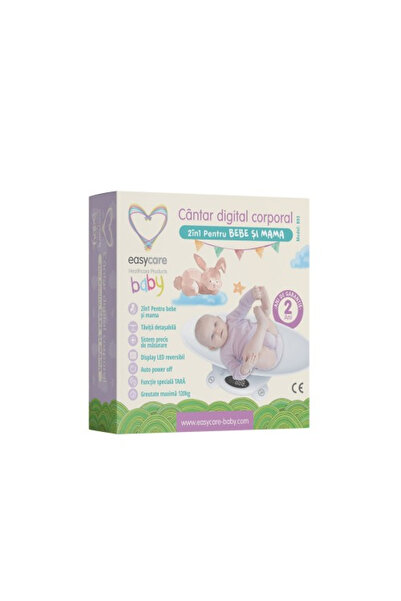 3M Easycare baby cantar digital corporal 2in1 pentru bebe si mama Zephyr Labs