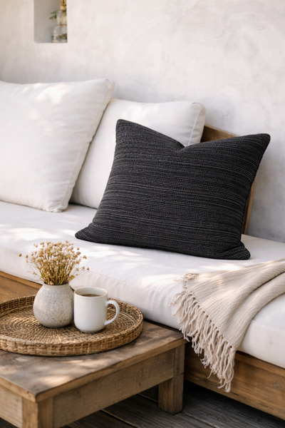 Alacastore Woven Jacquard Thick Modern Throw Pillow Cover