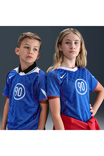 Nike K NK DF T90 ENERGY JSY Unisex Παιδικό μπλουζάκι ποδοσφαίρου μπλε αθλητικό μπλουζάκι - II9783-480
