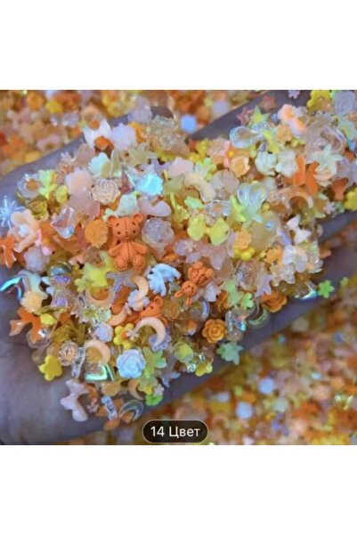 global fashion 3d volumetric figure for manicure, 50-piece set d12