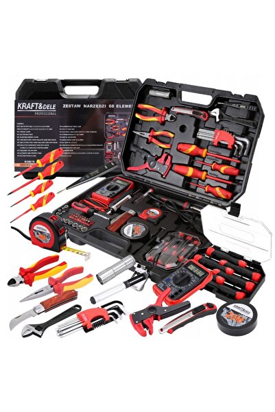 Kraft Trusa de scule multifunctionala, 68 piese,