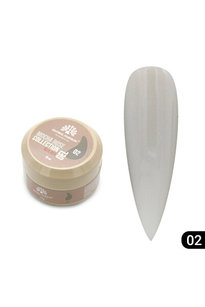 global fashion Nail modeling gel 15 gr, Mocha Rose Builder Gel 02