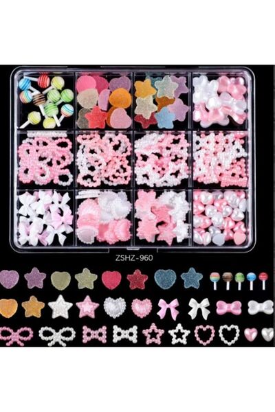 global fashion 3d volumetric figure for manicure, set zshz-960