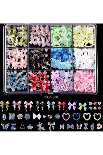 global fashion 3D volumetric figures for manicure, set ZSHZ-970