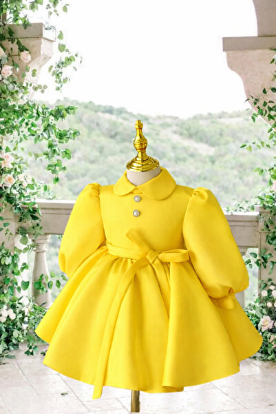 MUSGEM Rochie de seară pentru fetiță, model de Crăciun, cu mânecă lungă, cu d...