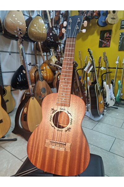 SOL LA MÜZİK ALETLERİ Concert Ukulele(soft case kılıf dahil )