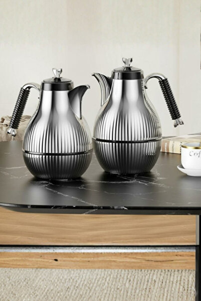 Generic Luxury Royal Design Tea and Coffee Thermos Set 1 Liter/600 ml