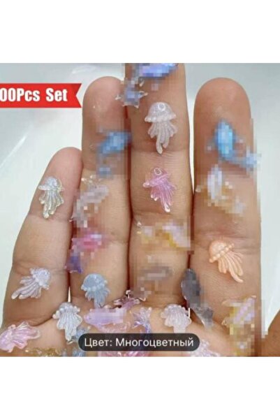 global fashion 3d volumetric figure for manicure, 50-piece set d16