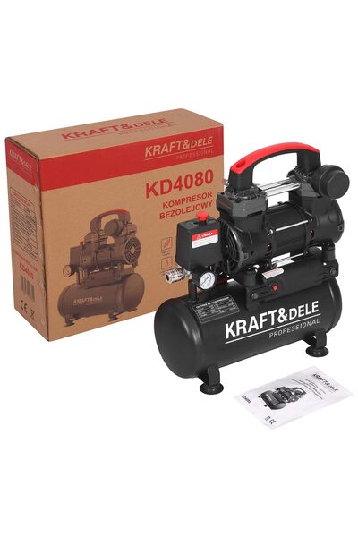 Kraft Compresor de aer 9 litri, 165 l/min, 850W,