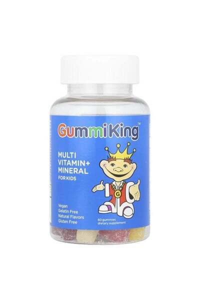 GummiKing حلوى متعددة الفيتامينات والمعادن للأطفال