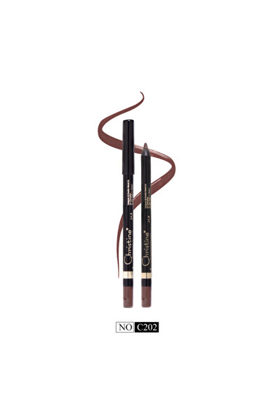 Kristin Waterproof Wax Eyeliner Pencil Brown