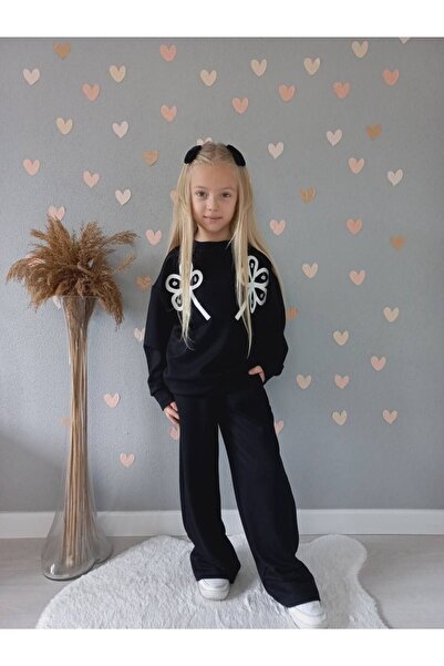 Crn Kids ÇİÇEK DETAYLI KIZ ESORTMAN TAKIMI 3-14 YAŞ