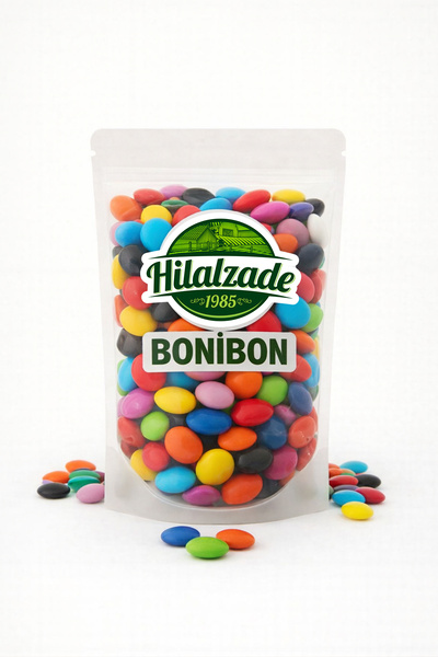 Hilalzade حلوى بونيبون دراجيه شوكولاتة ملونة 400 جرام