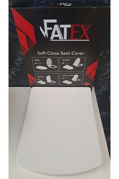 Leva House FATEX KARE SLIM SOFT ( 35 x 45 cm ) YAVAŞ KAPANAN PLASTİK KLOZET K...