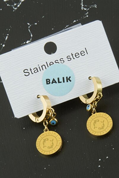 Marsilyan Pisces Steel Earrings