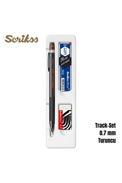 Scrikss Versatil Kalem Track 0.7mm 3lü Set Turuncu