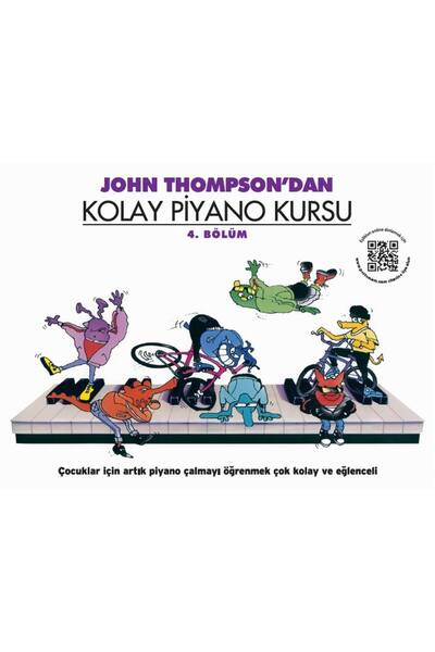 PORTEMEM YAYINCILIK John Thompson'dan Kolay Piyano Kursu 1-2-3-4 SET