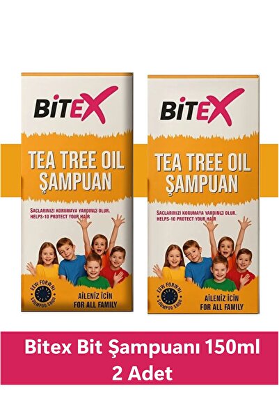 Bitex Bit Şampuanı 150ml Hem Yetişkin Hem Çocuklar Için 2 KUTU