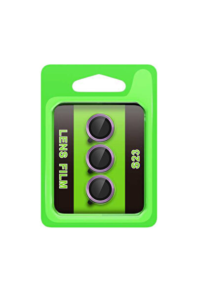 NewFace عدسة الكاميرا المعدنية سامسونج جالاكسي S23 ريز - بنفسجي