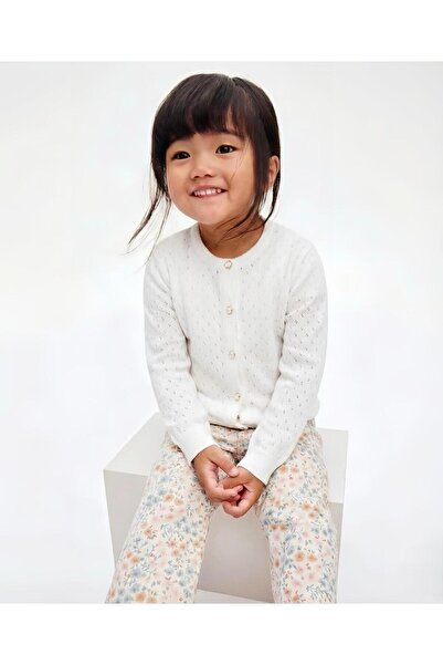 Çıtır Betüş Kids Line Kız Çocuk Düğmeli Basic Triko Hırka