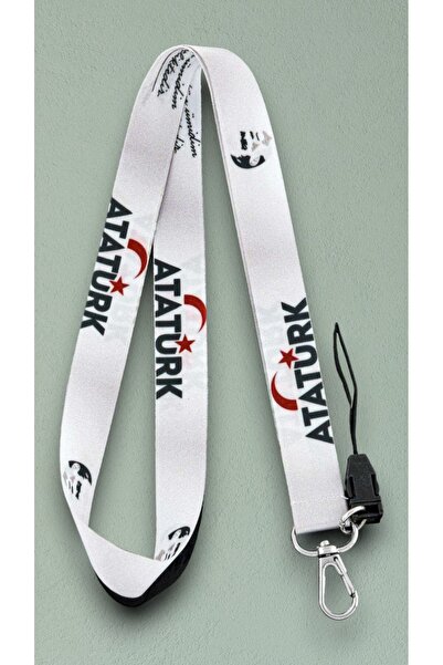 chic crazze حبل تعليق للرقبة بتصميم مصطفى كمال أتاتورك، حبل تعليق للهاتف