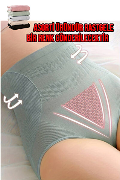 KEMSON High Waist Tummy Control Hip Lifter Corset Panties - Stitch-Free Shows Slimming Immediately after Childbirth