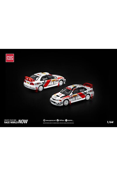 pop race 1 نموذج سيارة ميتسوبيشي لانسر إيفولوشن الرابعة سفاري رالي كينيا 1998 (PR640231)