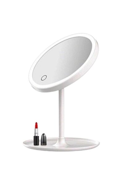 Go İthalat LED Işıklı Yuvarlak Makyaj Aynası – Dokunmatik Ayarlanabilir Işık ...