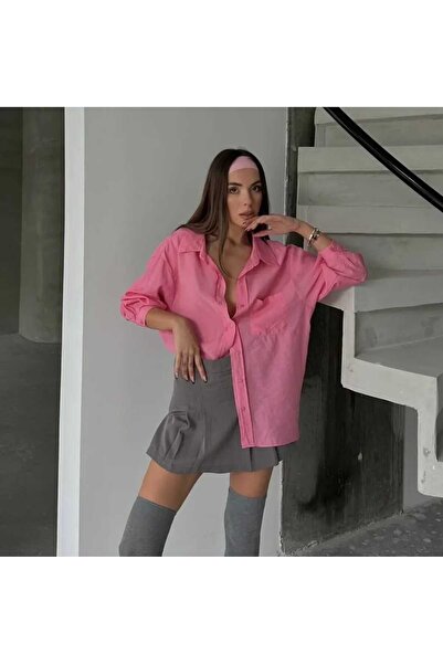 Elit Butik Oversized Solid Color Shirt