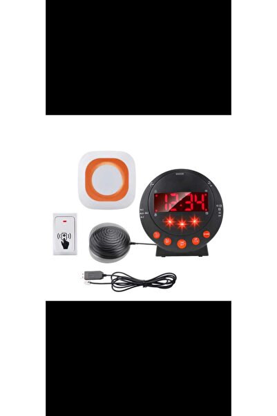 Snooze جرس باب مع فلاش و هزاز للصم تحت المخدة