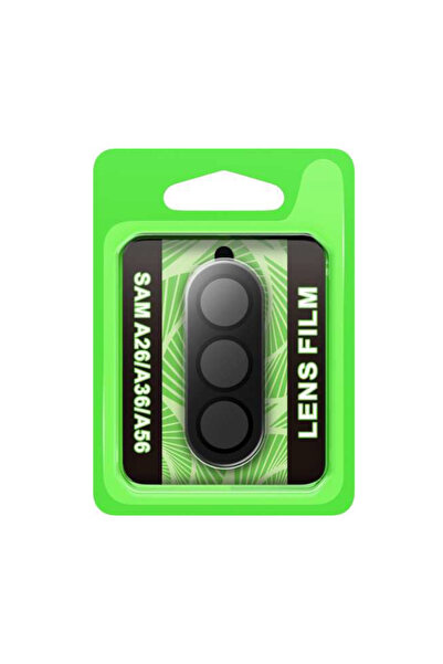 AKSEFİZZ واقي عدسة الكاميرا لهاتف سامسونج جالاكسي A26 بدقة 3D HD يمنع بصمات ا...