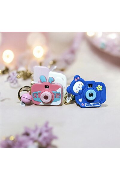 CAN Mini Projeksiyonlu Fotoğraf Makinesi İKİLİ LOVEL YBER Ve Pembe STORE