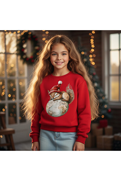 Little Aden New Year's Themed Girl's Sweatshirt