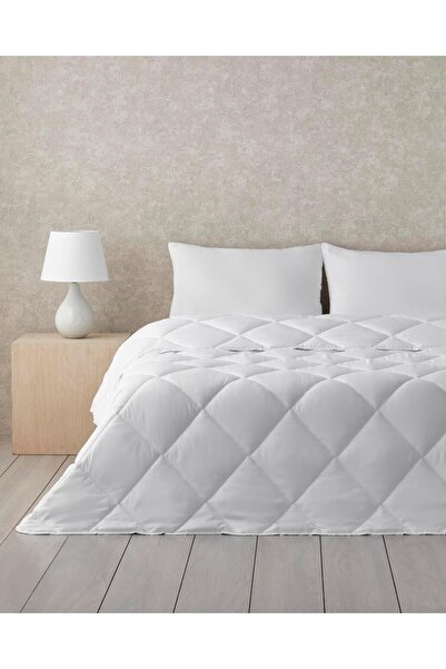 English Home Plain Microfiber Single Pillow Quilt Set 155X215 cm White (22.12...