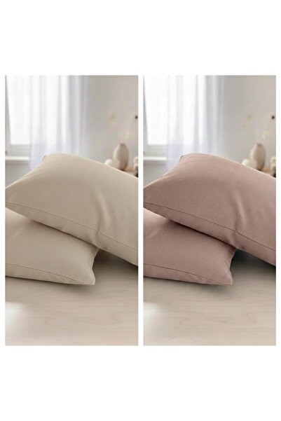 Marlenka Home Tex غطاء وسادة قطني مكون من 4 قطع