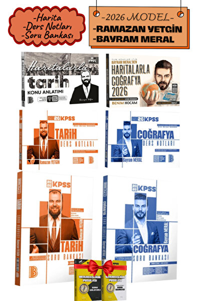 CBA Akademi Benim Hocam 2026 KPSS Ramazan Yetgin+Bayram Meral|Tarih+Coğrafya ...