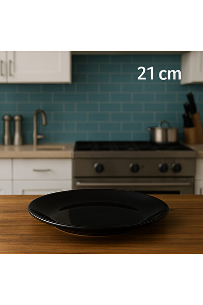 PEARSTORE 21cm Oval Round Serving Plate Polycarbonate, Dessert Presentation P...