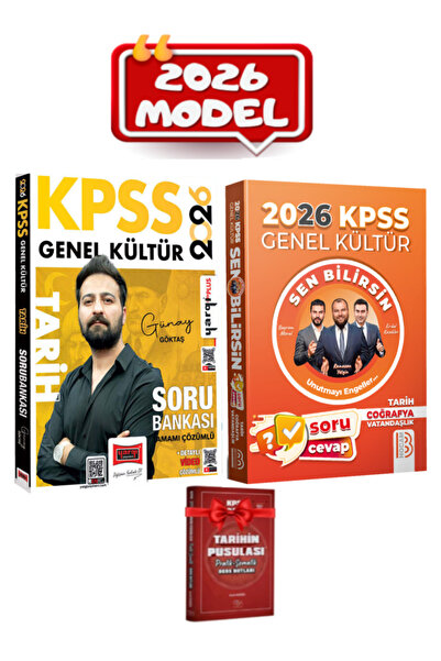 Yargı Yayınları Benim Hocam 2026 KPSS Sen Bilirsin Tarih-Coğrafya-Vatandaşlık...