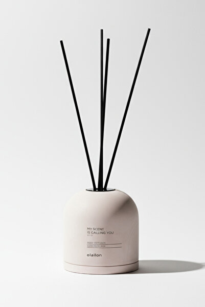 olailon Concarte Amber Kokulu, Dekoratif Çubuklu Oda Kokusu 50 ml. Bej Renk