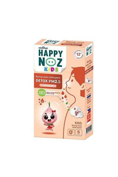 Happy Noz Organic Nose Relief Patch for Kids | PM2.5 Detox + Clove Oil | Alle...