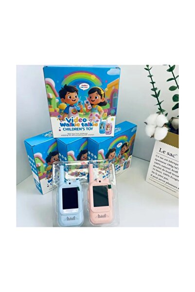 LEERFEI Akıllı Çocuk Telsizi Smart Görüntülü Konuşma 4 Farklı Ses Efekti Walkie Talkie 2 Adet Oyuncak Telsiz