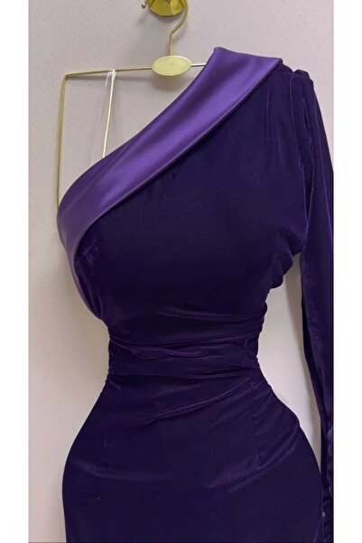 Special-DIARA فستان "ليلة البنفسج" المخملي