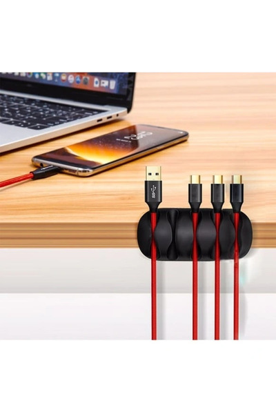 Genel Markalar Kablo Kanalı 5 Kanallı Tutucu - 3 Adet