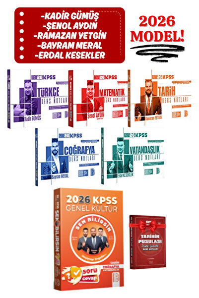 CBA Akademi Benim Hocam 2026 KPSS Sen Bilirsin Soru Cevap Kitabı+Türkçe+Mat+T...