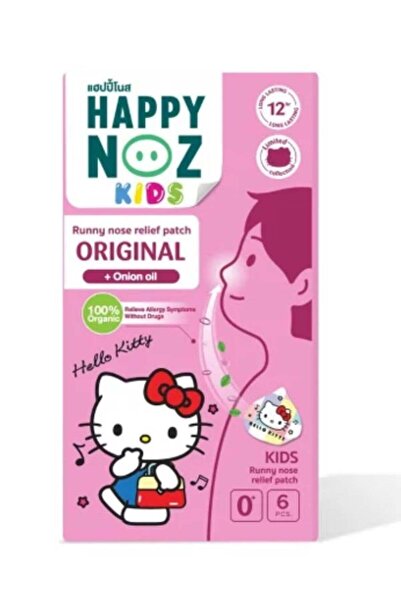 Happy Noz Kids Hello Kitty Organic Onion Patch – Runny Nose Relief Stickers w...