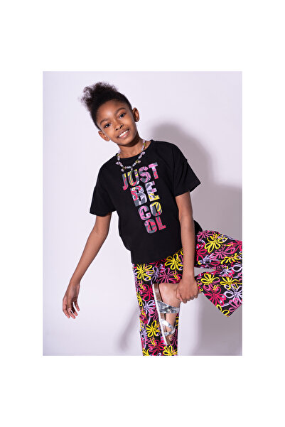 MODJEANS Set de vara fete, MODJEANS, tricou cu imprimeu, pantaloni largi, mul...