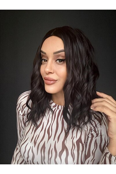 Suzan Peruk Peruk Gerçek saç dokusunda Medikal Peruk Tepe Kısmı Cilt baş deri...