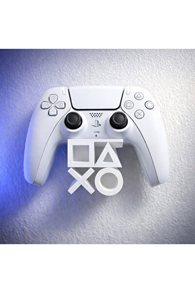 Figürcüm PS5 DualSense Oyun Kolu Askısı | PlayStation Sembollü Dekoratif Kont...