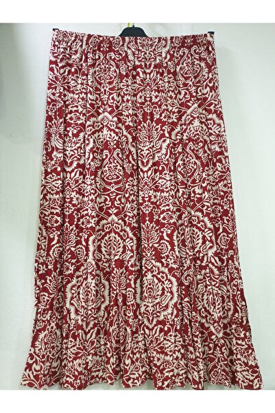 sercan konfeksiyon KADIN VİSKON ETEK KATLI